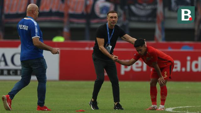 Ekspresi Pemain Persija Jakarta Setelah Pertandingan Melawan Persib Bandung