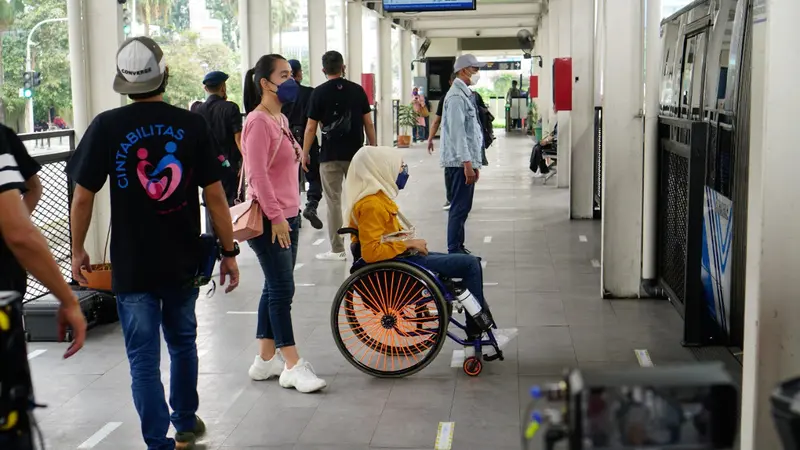 Ilustrasi penyandang disabilitas