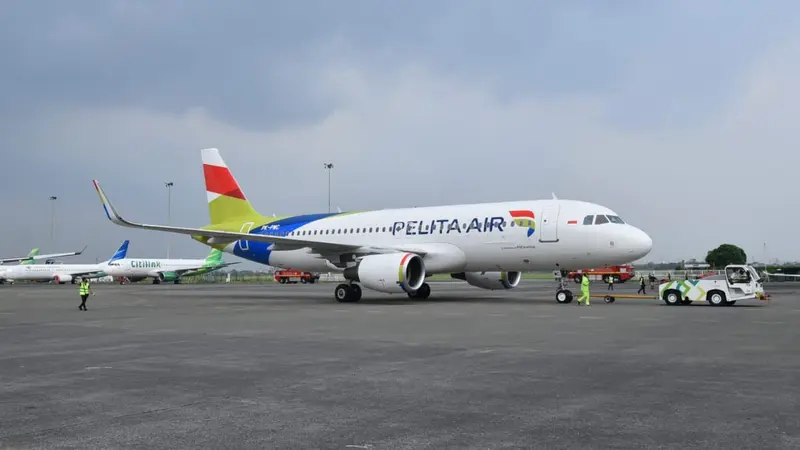 PT Pelita Air Service (PAS) masuk ke segmen penerbangan komersial berjadwal (regular flight) dengan mendatang dua pesawat Airbus A320. (Dok Pertamina)