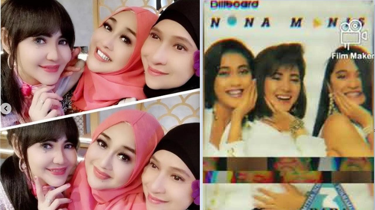 Reuni Tiga Dara beranggotakan Ita Purnamasari, Paramitha Rusady dan Sylvana Herman (Foto: Instagram @itadyahpurnamasari dan tangkapan layar YouTube)