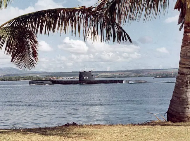 Kapal selam USS Tang. (Sumber Wikimedia/ranah publik)