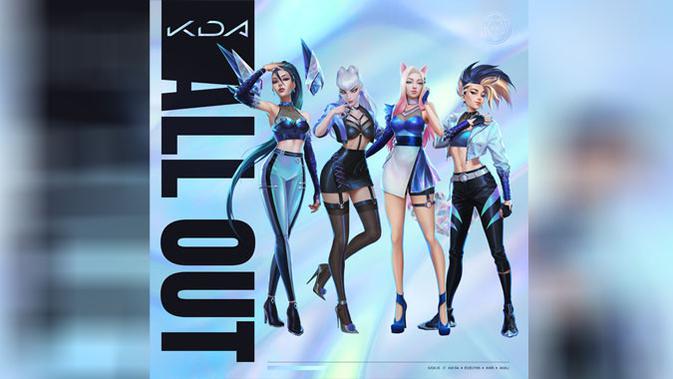 K/DA rilis album EP berjudul All Out. (Doc: Riot Games)