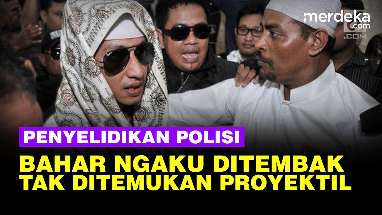 VIDEO: Tak Ditemukan Proyektil, Bahar bin Smith Sudah Diperban Usai Ngaku Ditembak