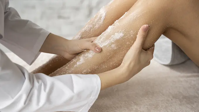 Ilustrasi Body Scrub