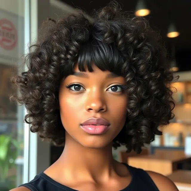 Bob Keriting dengan Poni Natural