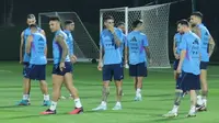 Laporan dari Piala Dunia 2022 Qatar: Melihat Latihan Timnas Argentina, Lionel Messi Masuk Lapangan Paling Terakhir