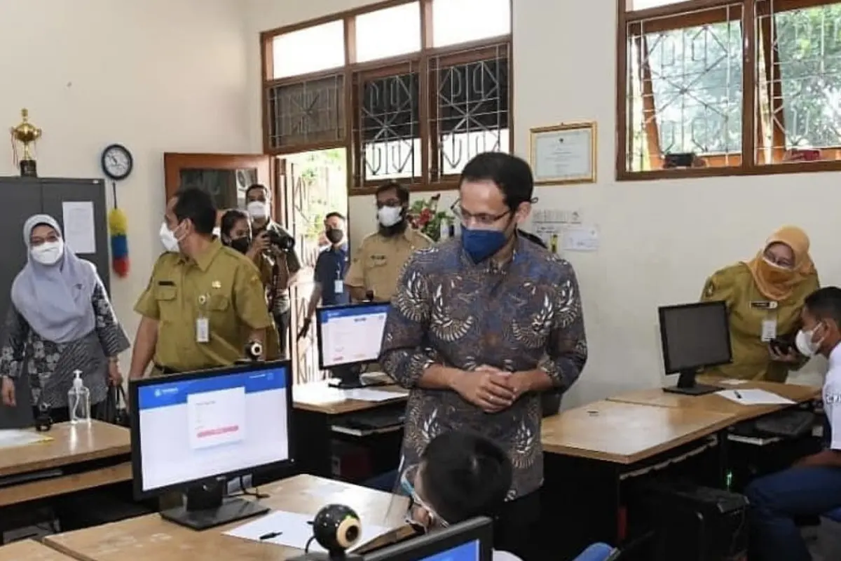 42 dari 95 Persen Sekolah Telah Gelar PTM Terbatas, Nadiem Bahas Risiko Kehilangan Pembelajaran Permanen