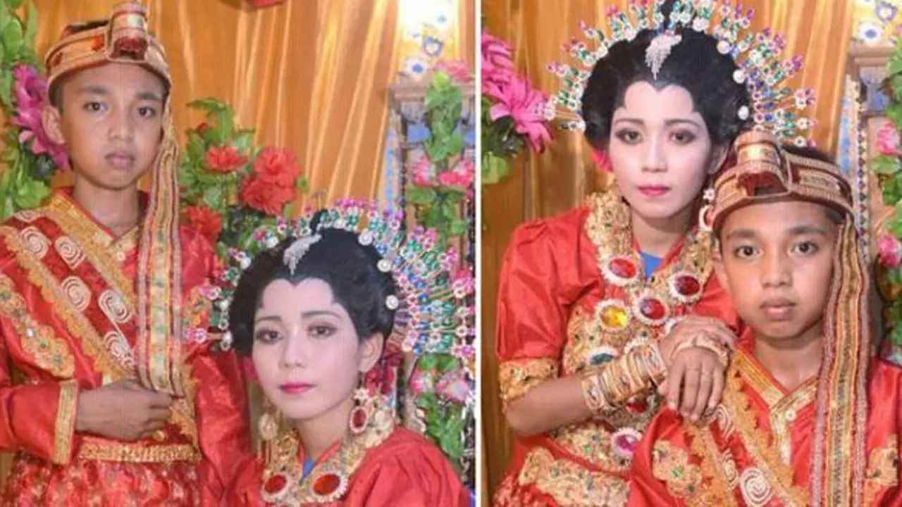 Baru Lulus SD, Pasangan Pengantin Asal Sulsel Ini Bikin Heboh