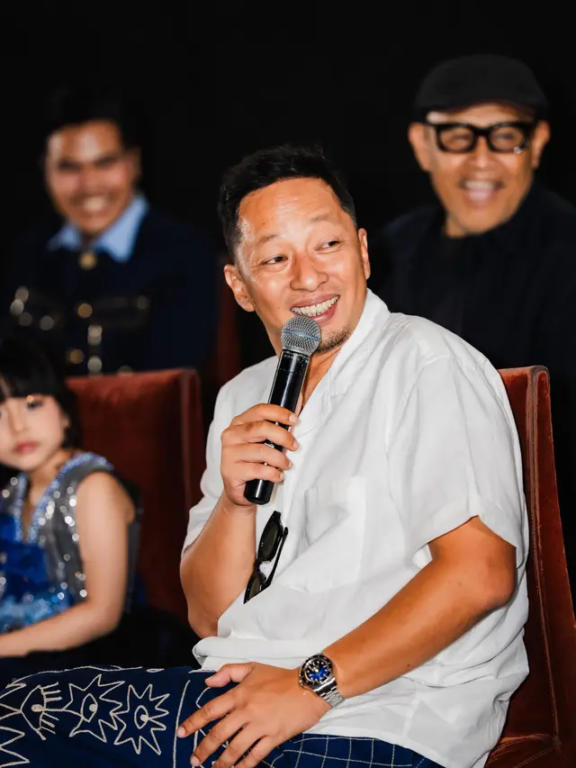 Ringgo Agus Rahman Cast Film Panggil Aku Ayah di Gala Premiere, di Jakarta pada Rabu (30/7/2025). (Foto: Dok. Arman Poplicist)