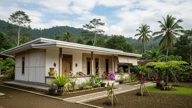 Gambar Rumah Minimalis di Kampung