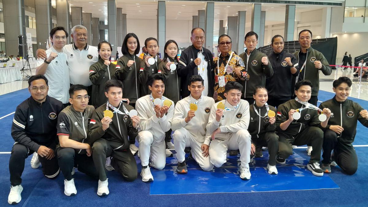 SEA Games 2025: Timnas Wushu Indonesia Pertahankan Gelar Juara Umum