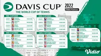 Link Live Streaming Davis Cup The World Cup of Tennis di Vidio, Berlangsung Hingga 18 Sepember 2022