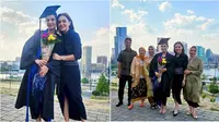 Potret wisuda adik Najwa Shihab di Amerika, raih 2 gelar spesialis kedokteran. (Sumber: Instagram/najwashihab)