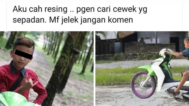 Status Lucu Anak Motor di Media Sosial Ini Bikin Mikir Keras