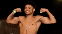 juara dunia kelas bulu versi badan tinju WBO, Shakur Stevenson (AFP)