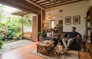 8 Rumah dengan Half Outdoor Living Room, Tren Baru untuk Iklim Tropis