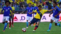 Timnas Brasil bermain imbang tanpa gol melawan Ekuador pada laga pembuka Grup B Copa America 2016, Minggu (5/6/2016). (EPA/peter Powell)