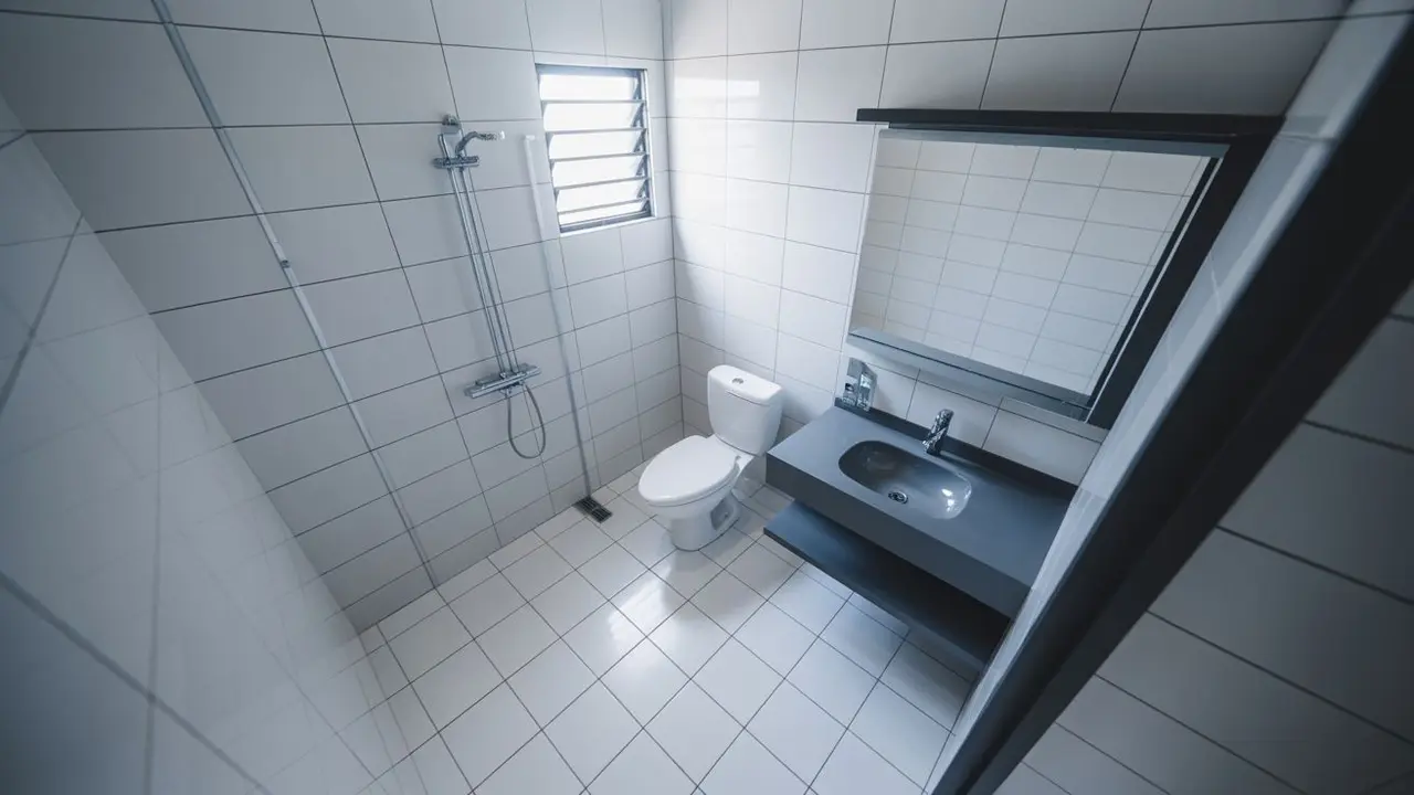 desain kamar mandi minimalis 2x2