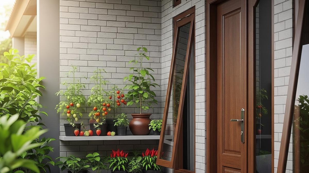 7 Konsep Edible Garden di Teras Rumah Kecil untuk Pemula Anti Ribet