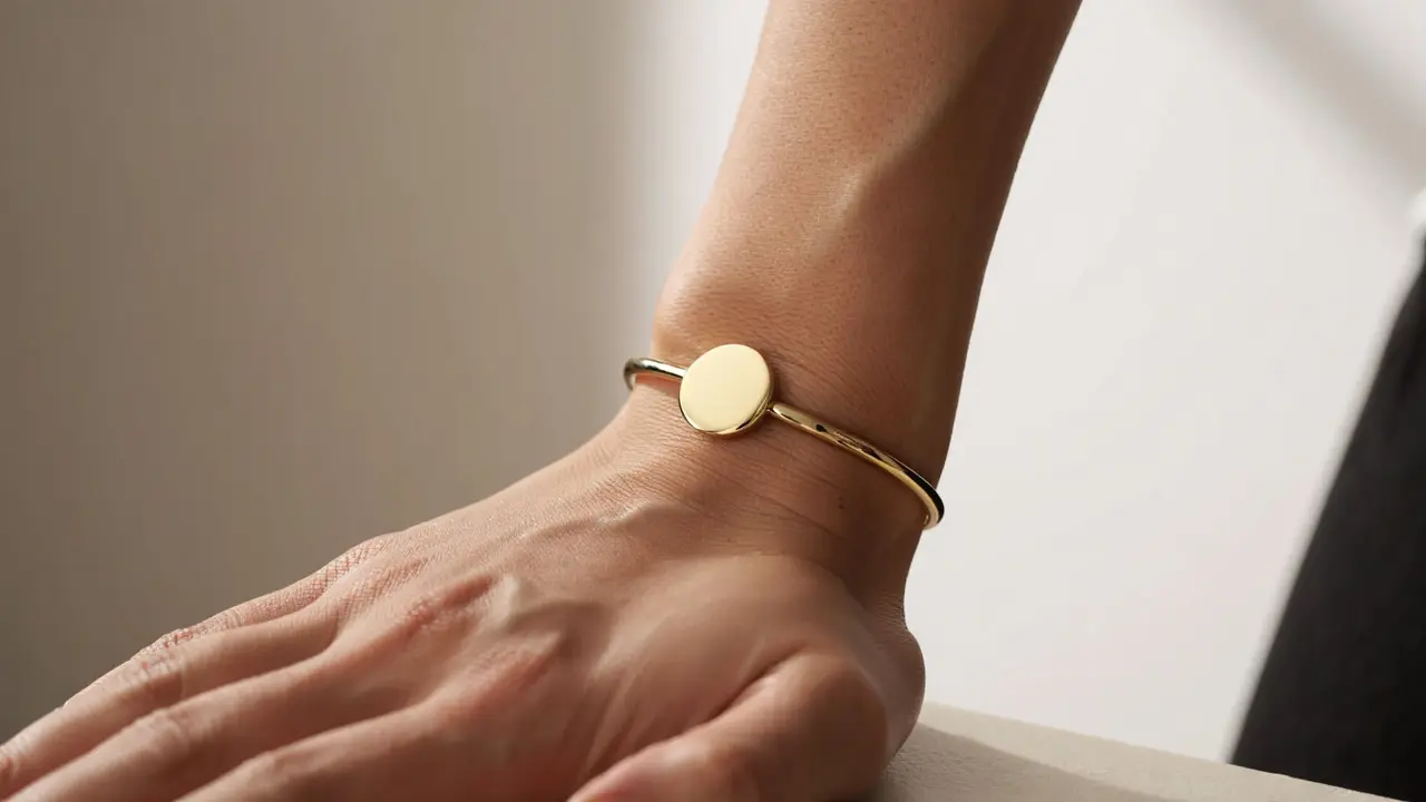 Model Gelang Emas 24 Karat Desain Simpel yang Lagi Ngetren 2025/AI