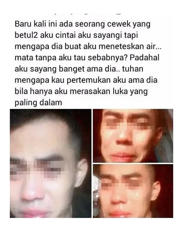 7 Status Nyeleneh Cowok Lagi Galau dan Patah Hati Ini Kocak Banget