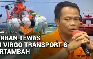 Korban Tewas KM Virgo Transport 8 Bertambah