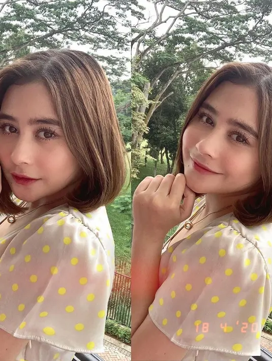 Saat ditanya soal laki-laki yang tengah dekat dengannya, Prilly pun mengaku tidak ada. Terlebih di tengah situasi pandemi seperti sekarang ini. Menurutnya, bukan lah hal yang mudah. (Instagram/prillylatuconsina96)