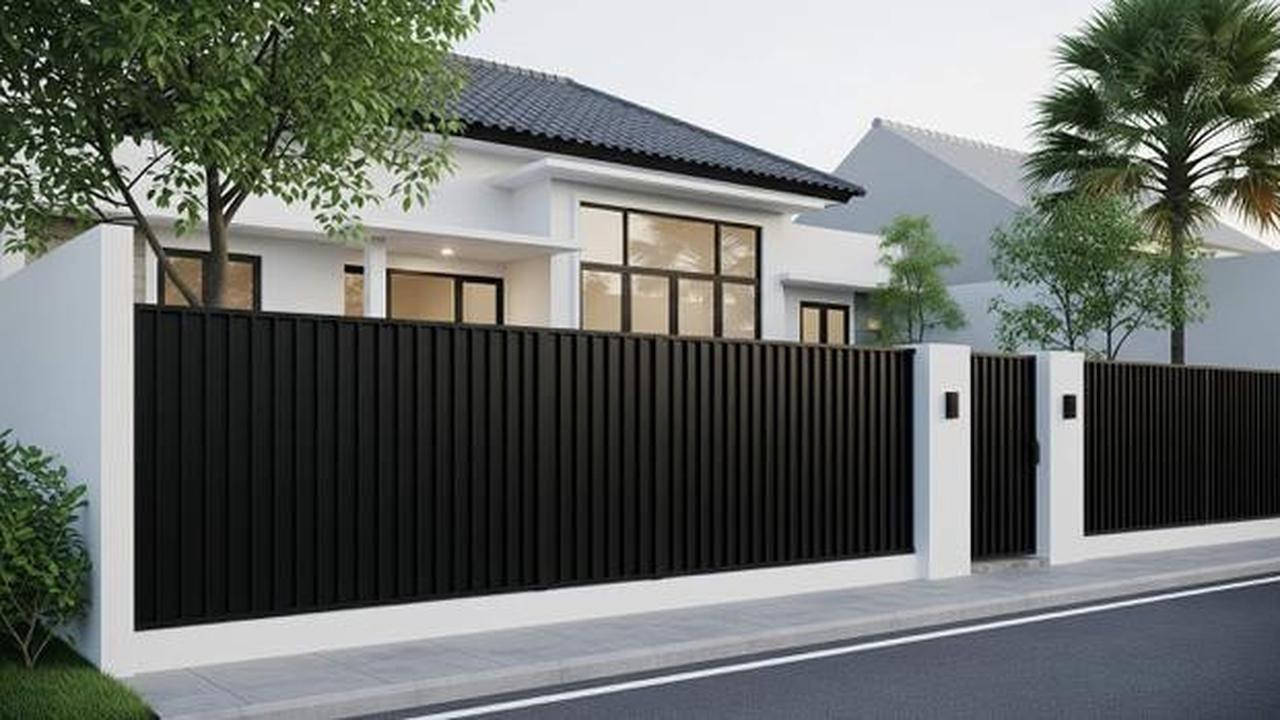 Warna Cat Rumah yang Cocok dengan Pagar Hitam agar Tidak Terlalu Suram