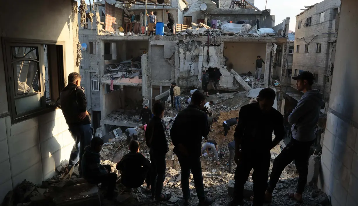 Militer Israel mengatakan operasi tempur telah dilanjutkan. (SAID KHATIB/AFP)