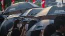 Aksi Kamisan ini merupakan yang perdana di era Pemerintahan Prabowo Subianto-Gibran Rakabuming Raka. (Liputan6.com/Angga Yuniar)
