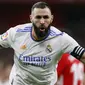 Dua gol kunci kemenangan Los Blancos diciptakan oleh Karim Benzema. Sedangkan gol balasan dari Athletic Bilbao diciptakan oleh Oihan Sanchet. Uniknya, ketiga gol ini tercipta di 10 menit awal pertandingan, yaitu menit ke-4, ke-7, dan ke-10. (AP/Ricardo Larreina)