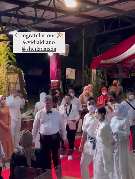 Ngunduh Mantu Vidi Aldiano dan Sheila Dara (Instagram/vidialdiano)