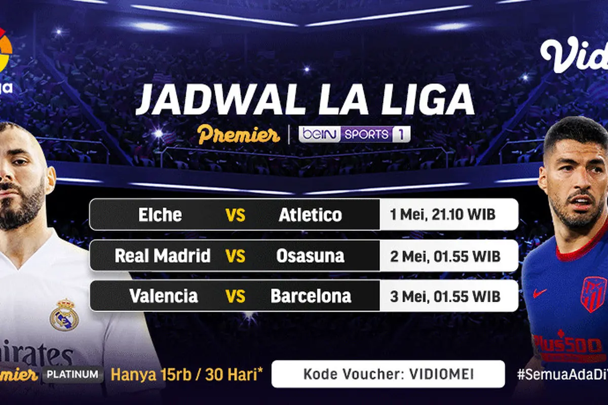Streaming la Liga Spanyol Pekan Ini di Vidio