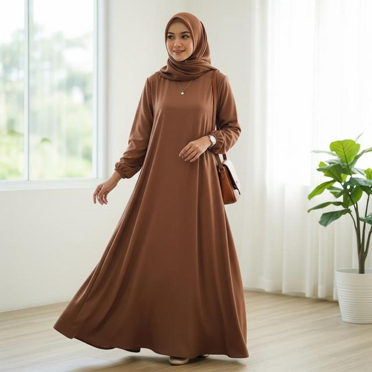 Trend Gamis Lebaran 2026: Kombinasi Mauve, Mocha, dan Gold Aman untuk Semua Warna Kulit