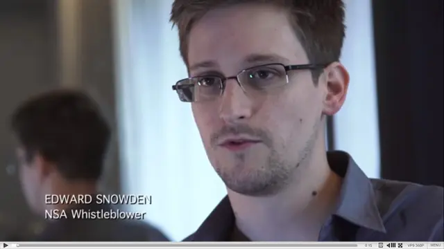 Edward Snowden.