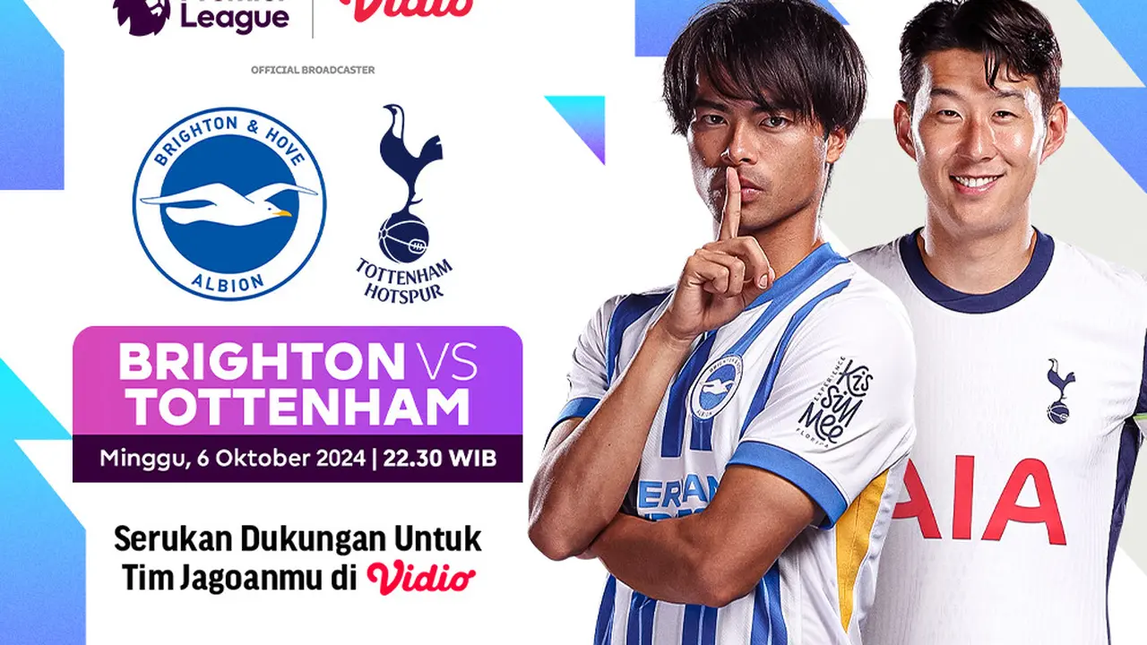 Liga Inggris: Brighton vs Tottenham Matchweek 7 di Vidio