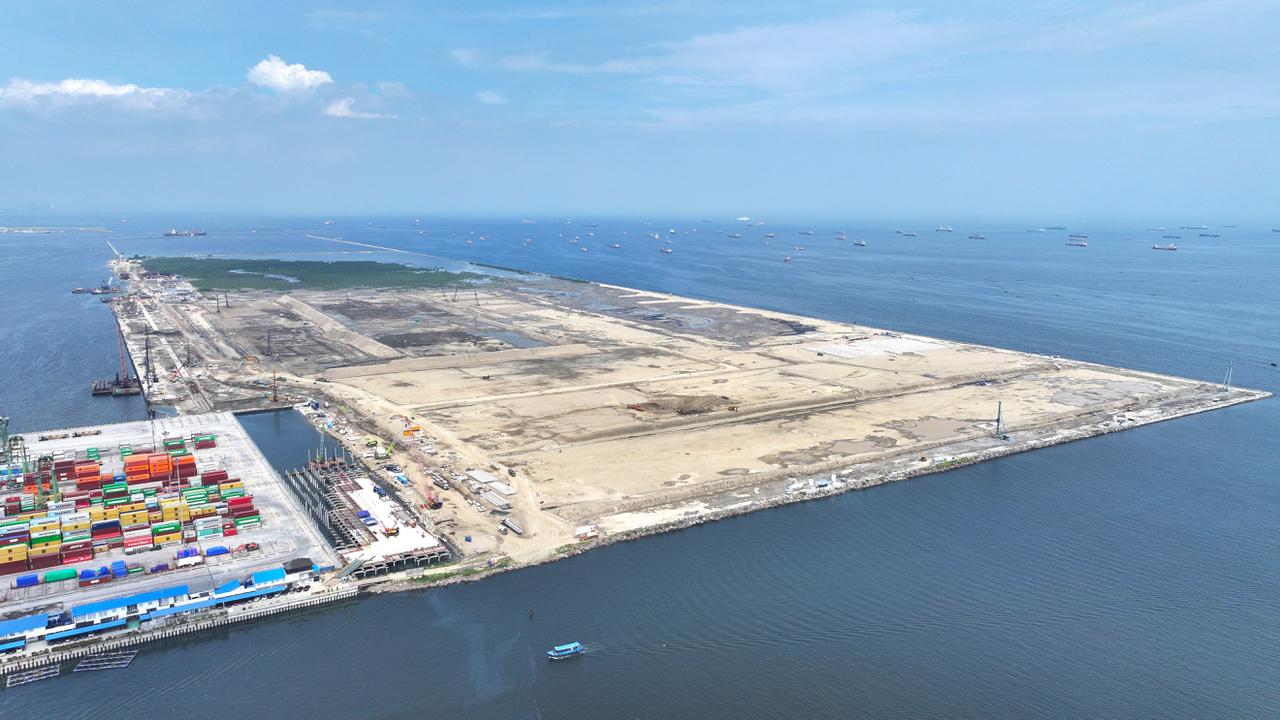 Pembangunan Terminal Kalibaru Tahap 1B di Pelabuhan Tanjung Priok Capai 75%