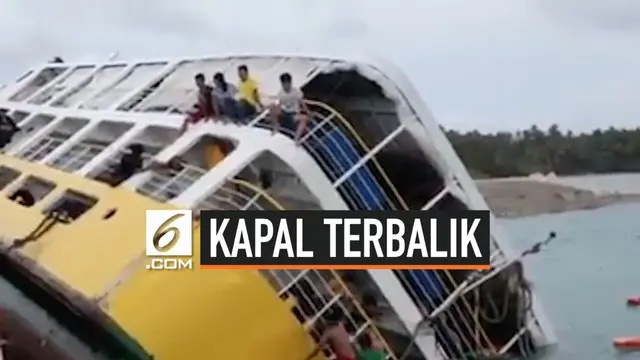 Sebuah kapal feri terbalik saat berlabuh di Kepulauan Camotes, Filipina. Insiden ini membuat penumpang panik. Beberapa dari mereka memanjat kapal untuk menyelamatkan diri. Total, ada 149 penumpang dan 18 awak berada dalam kapal tersebut.