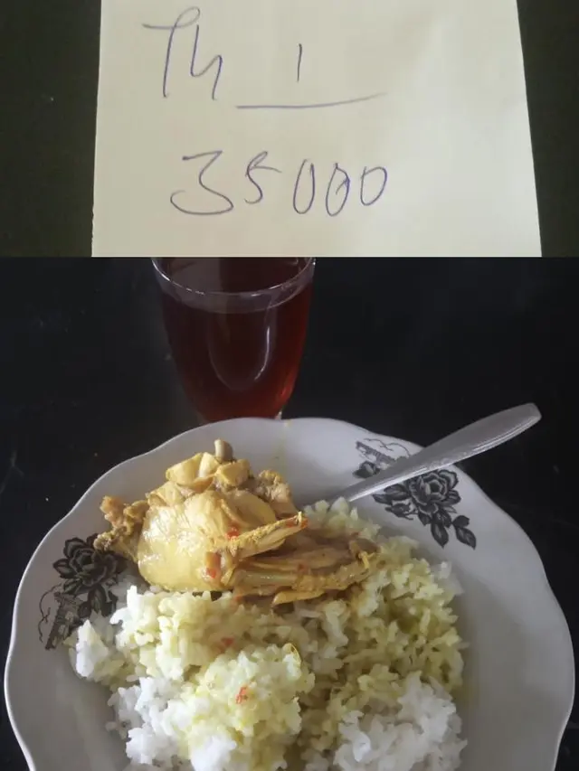 6 Potret Nota Makanan di Pinggir Jalan, Harganya Bikin Melongo