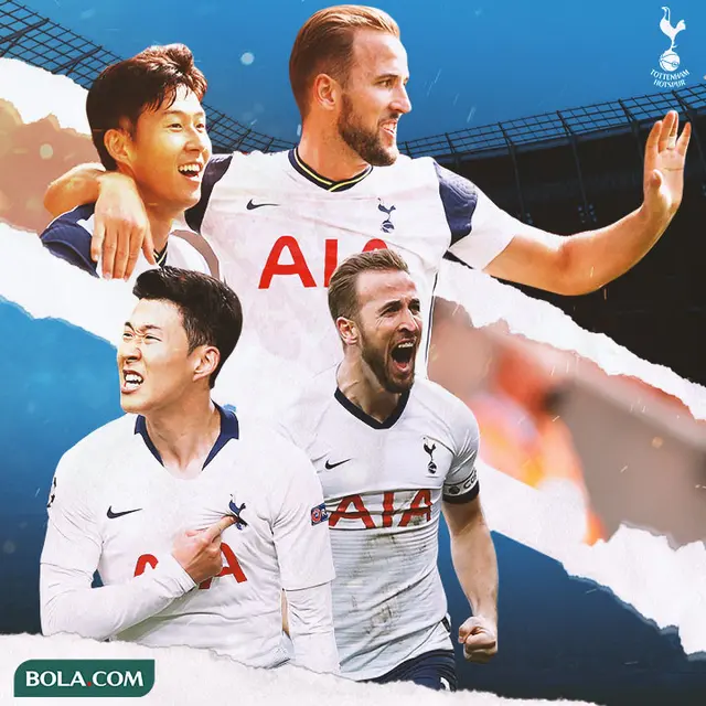 Tottenham Hotspur - Son Heung-min dan Harry Kane