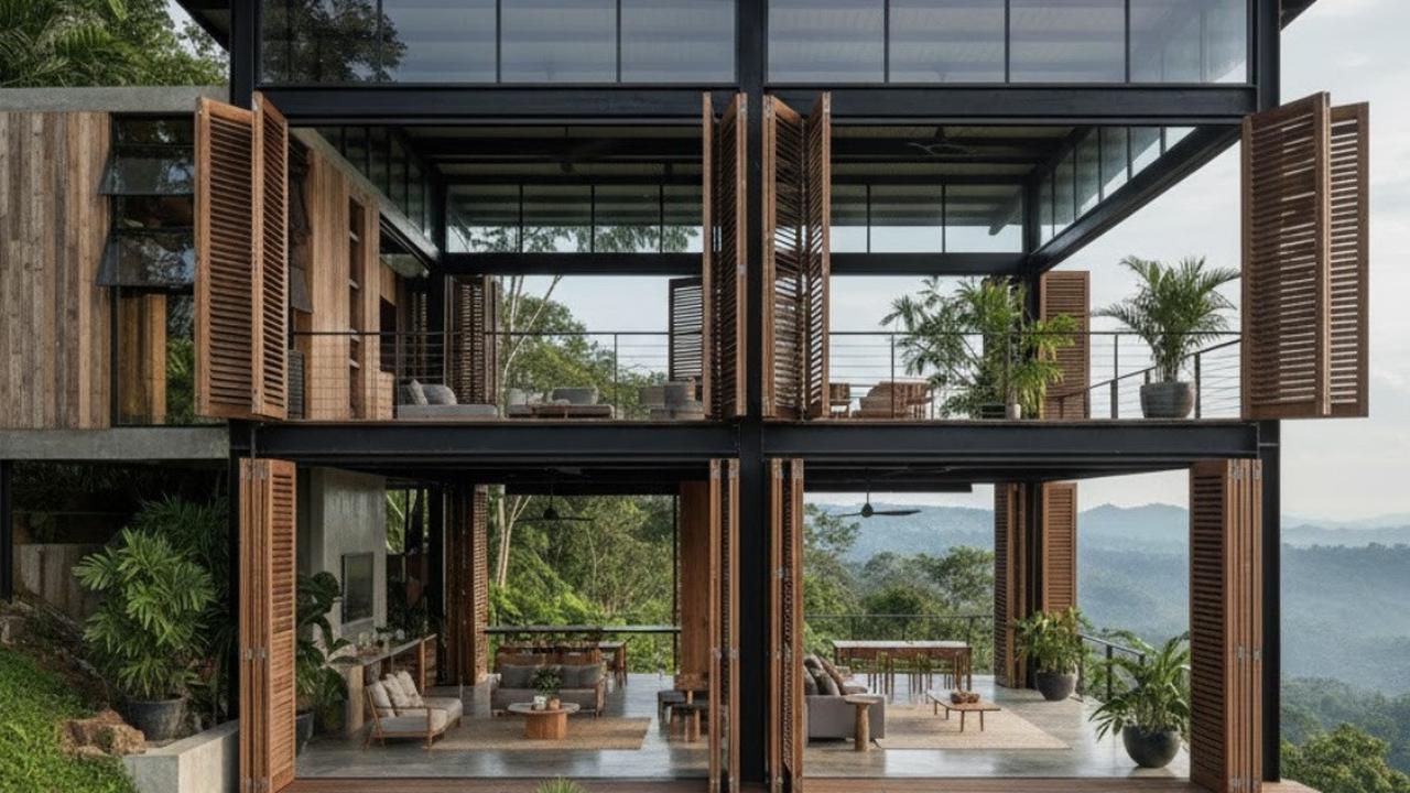 7 Model Rumah Tropis di Area Perbukitan dengan Ventilasi Alami, Jadi Inspirasi Hunian Asri dan Estetik