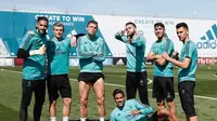 Ronaldo Pamer Otot Jelang Real Madrid Kontra Munchen