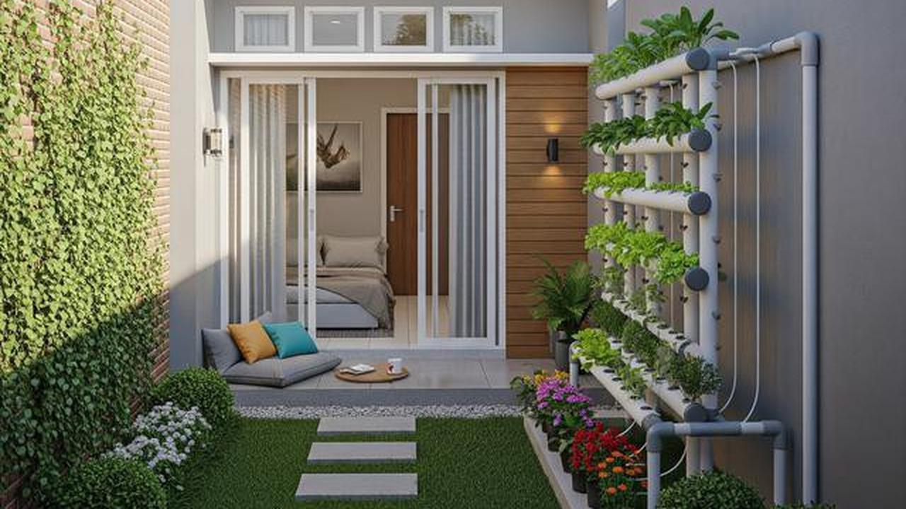 9 Model Rumah Mungil tapi Punya Halaman Belakang untuk Hidroponik, Mini tapi Maksimal