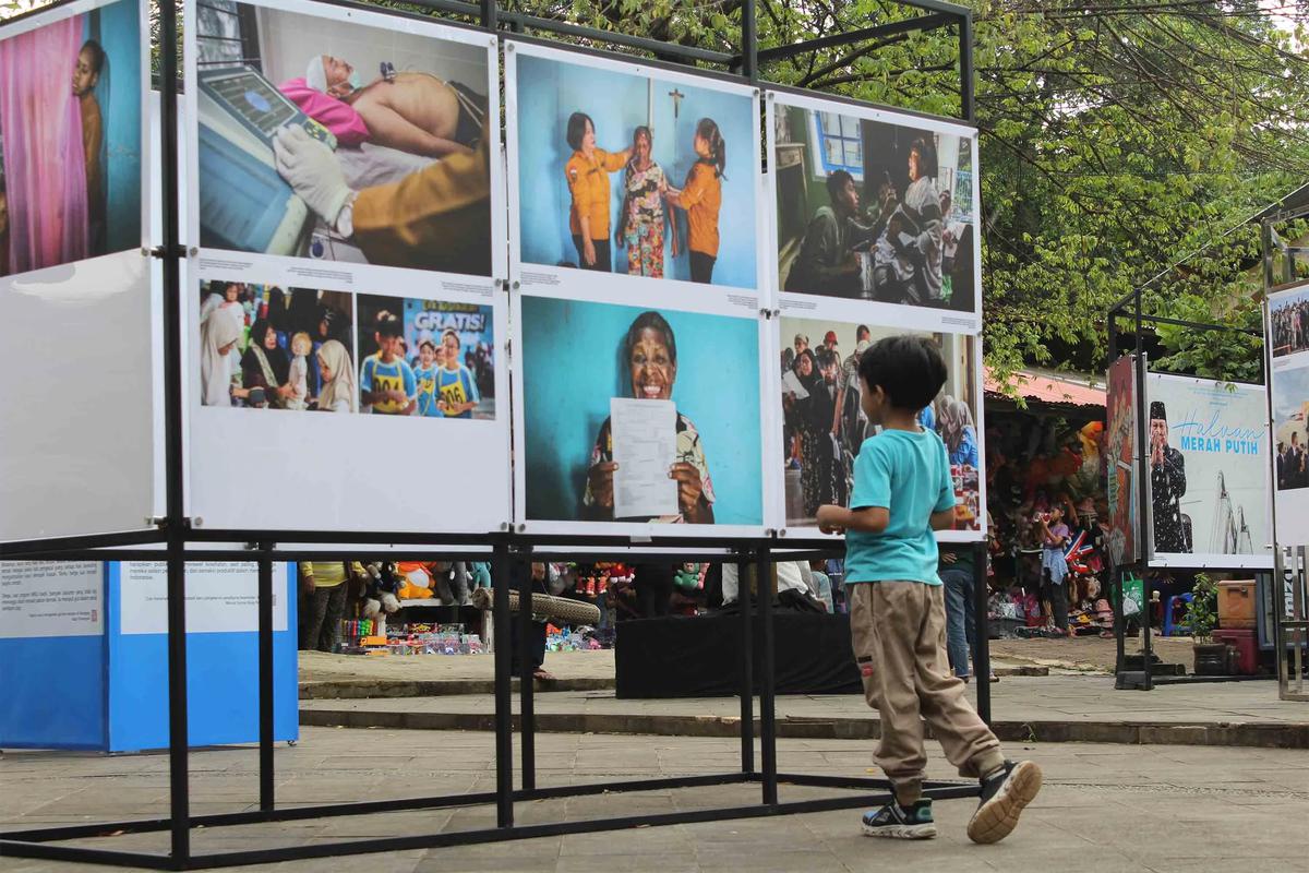 FOTO: Pameran Jurnalistik Haluan Merah di Ruang Publik Ragunan