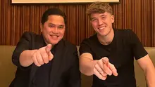 Erick Thohir, Ketua PSSI, bersama Ole Romeny (kanan) (c) X/@erickthohir