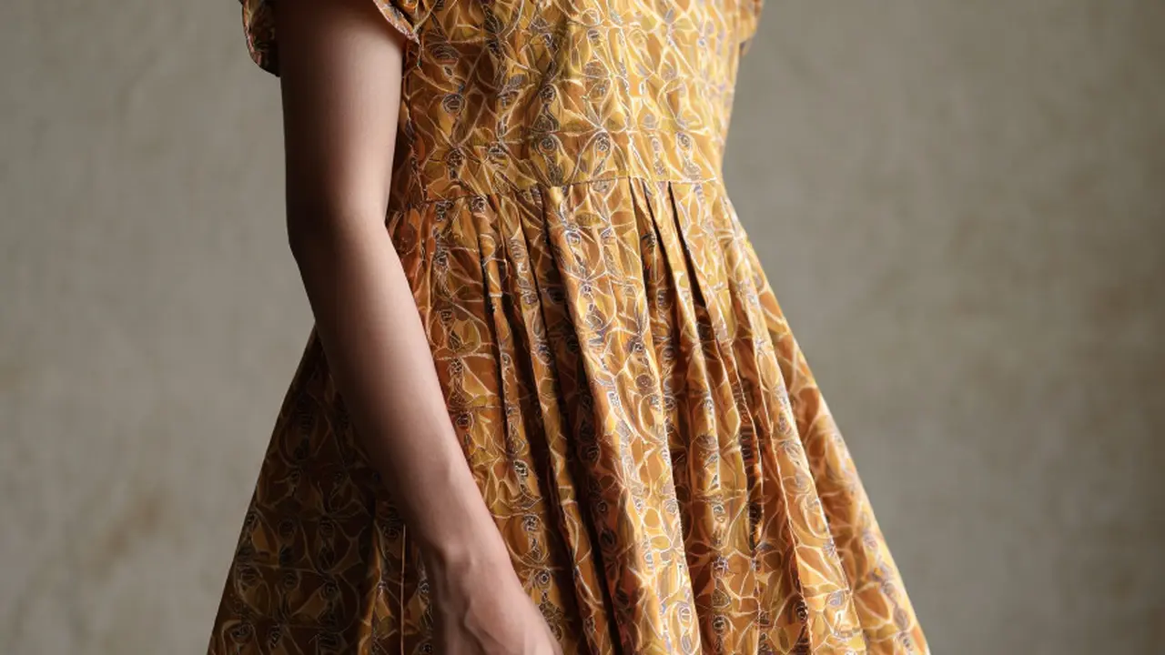 Model Dress Batik A Line