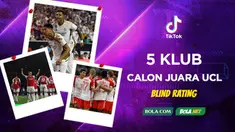 Berita video Blind Rating, 5 klub calon kuat juara Liga Champions, MU masuk gak nih?