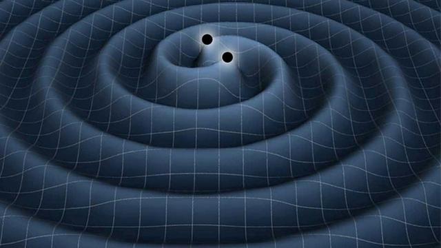 Ilustrasi gelombang gravitasi