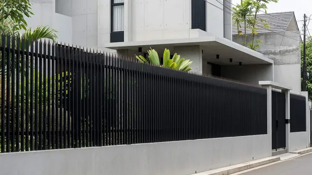 Model Pagar Pendek yang Tetap Aman untuk Rumah di Pinggir Jalan