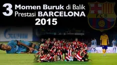 Video 3 momen buruk di balik prestasi barcelona sepanjang tahun 2015, Salah satunya saat Athletic Bilbao kalahkan Barcelona di Final Piala Super Spanyol.
